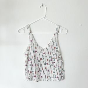UO Patterned Tank Top
